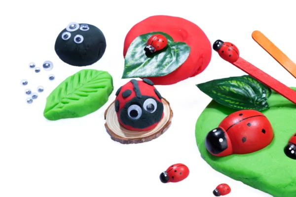 Ladybug Playdough