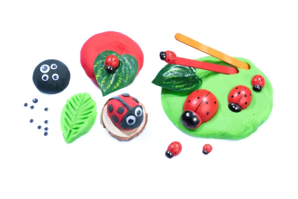 Ladybug Playdough