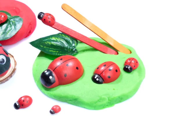 Ladybug Playdough