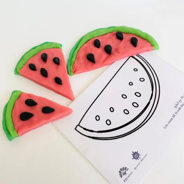 Watermelon Playdough